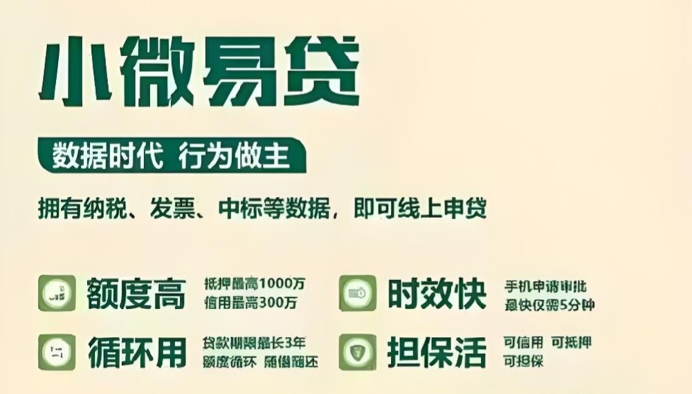 「小微易贷」银行旗下企业贷款产品，审核通过率高吗？需要什么条件？