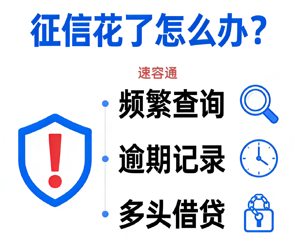 法人征信花？2025最新企业贷款低门槛解决方案全解析！